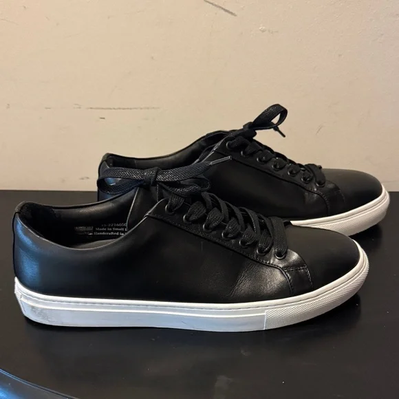 Thursday Boot Company Black Leather Sneakers, Like New, Men’s Sz 9.5 - Picture 7 of 16